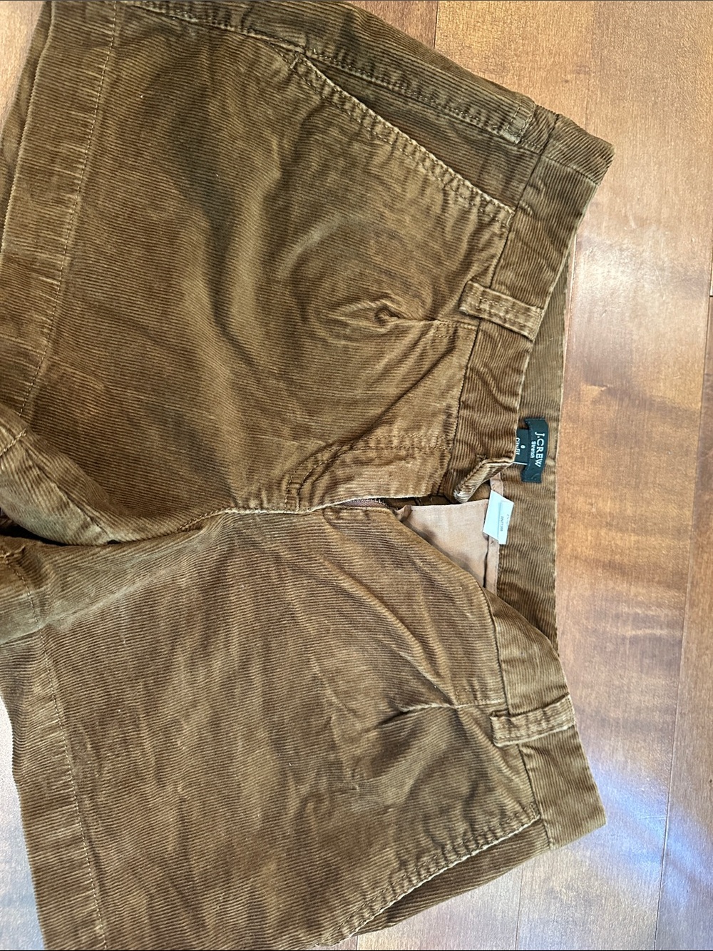 J. Crew Tan-Brown Corduroy Shorts